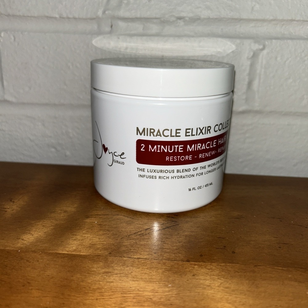Joyce Giraud Miracle Elixir 2-Minute Miracle Hair Mask Large‎ Size 16 oz